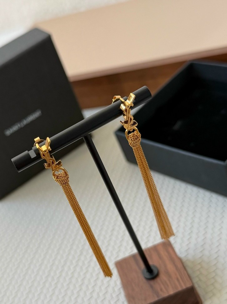 Серьги Saint Laurent