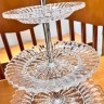 Блюдо Baccarat трехъярусное Mille Nuits из хрусталя