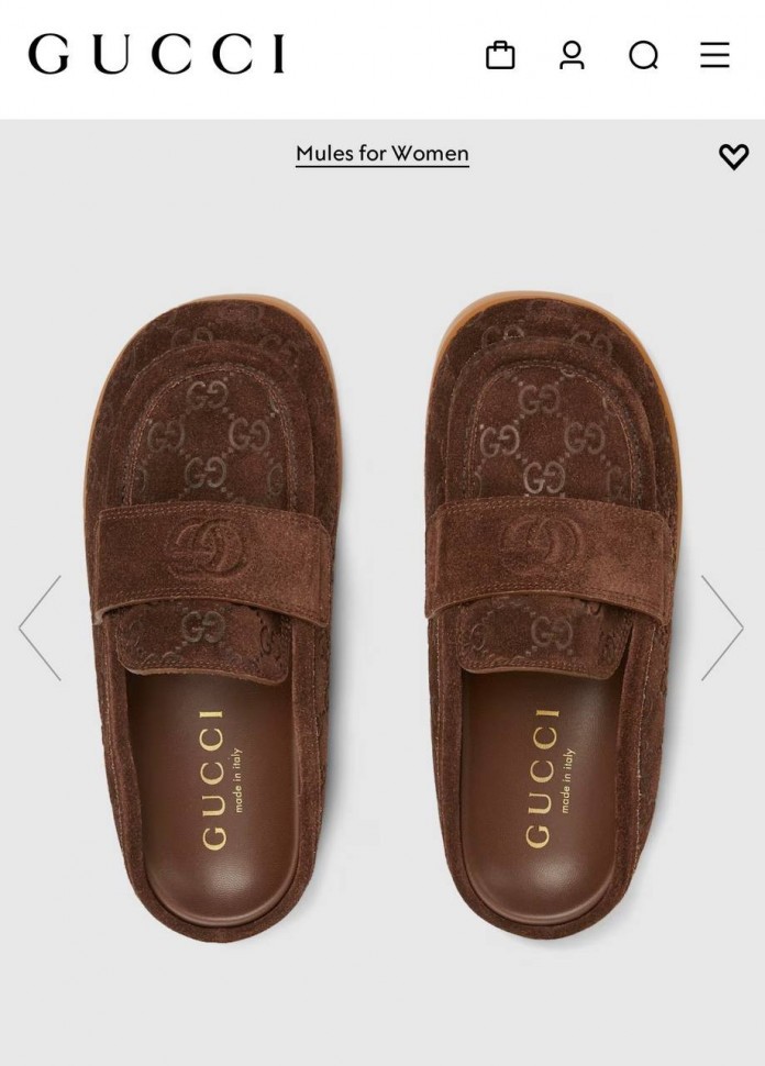Мюли Gucci