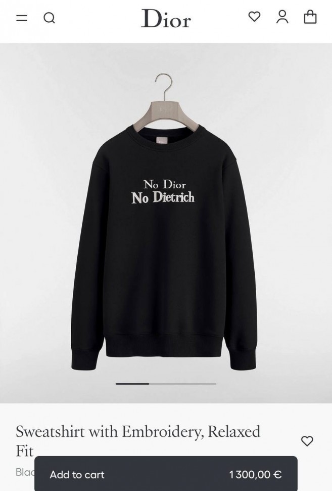 Свитшот Dior