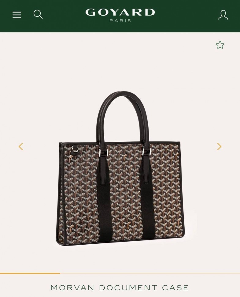 Сумка Goyard Morvan Document Case