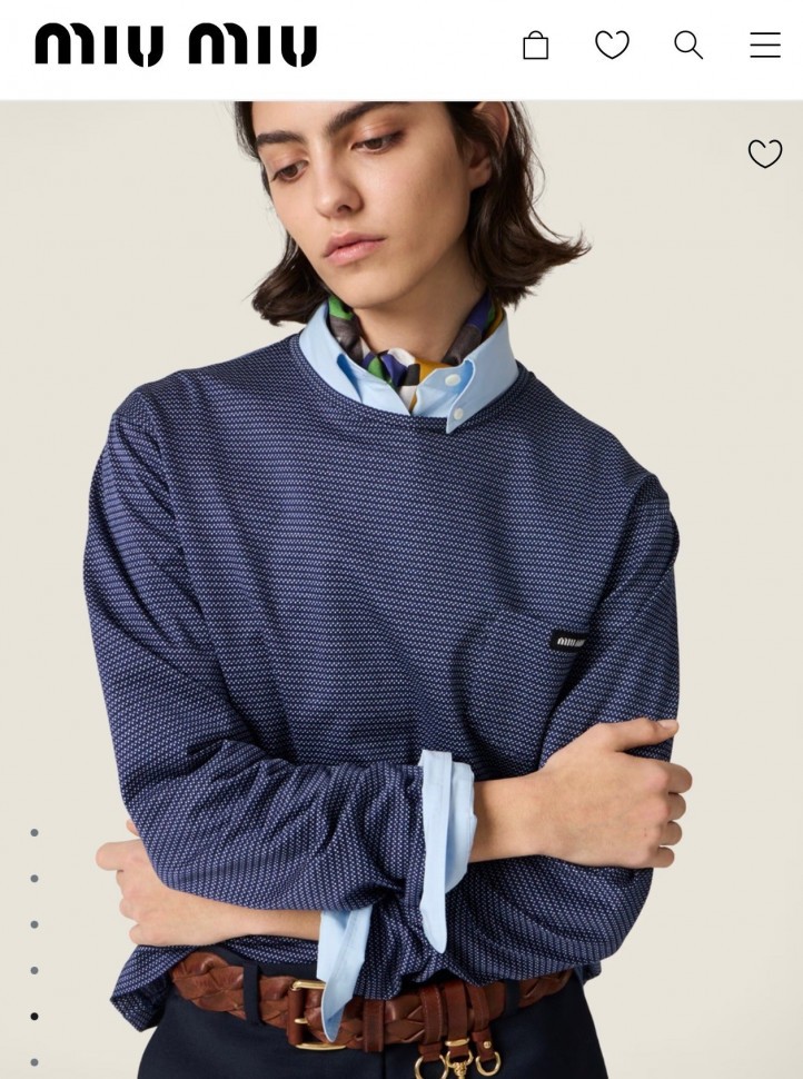 Лонгслив Miu Miu