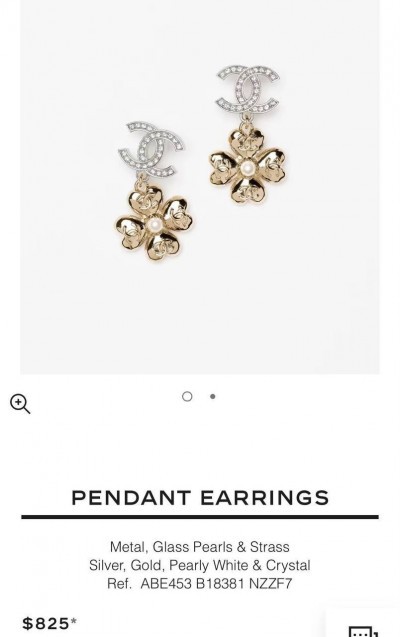 Серьги Chanel 
