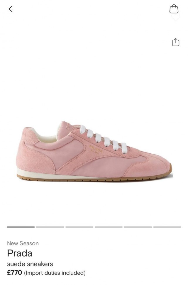 Сникеры Prada