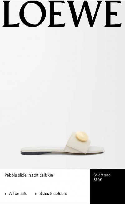 Шлепки Loewe