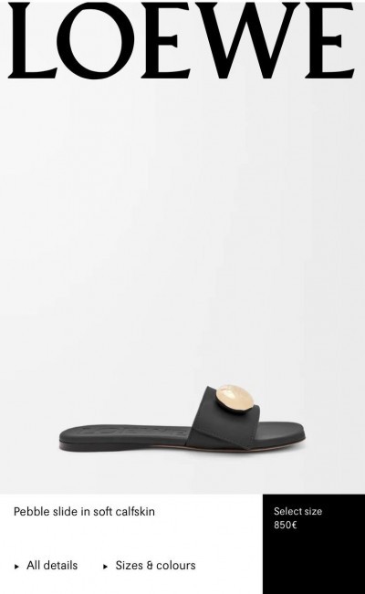 Шлепки Loewe