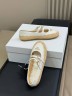 Балетки Prada из кожи и рафии