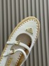 Балетки Prada из кожи и рафии