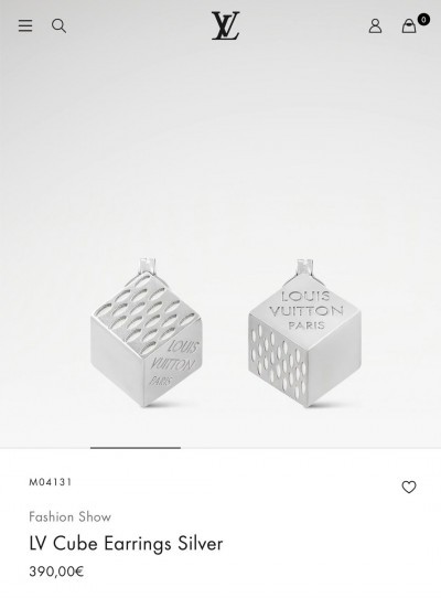 Серьги Louis Vuitton