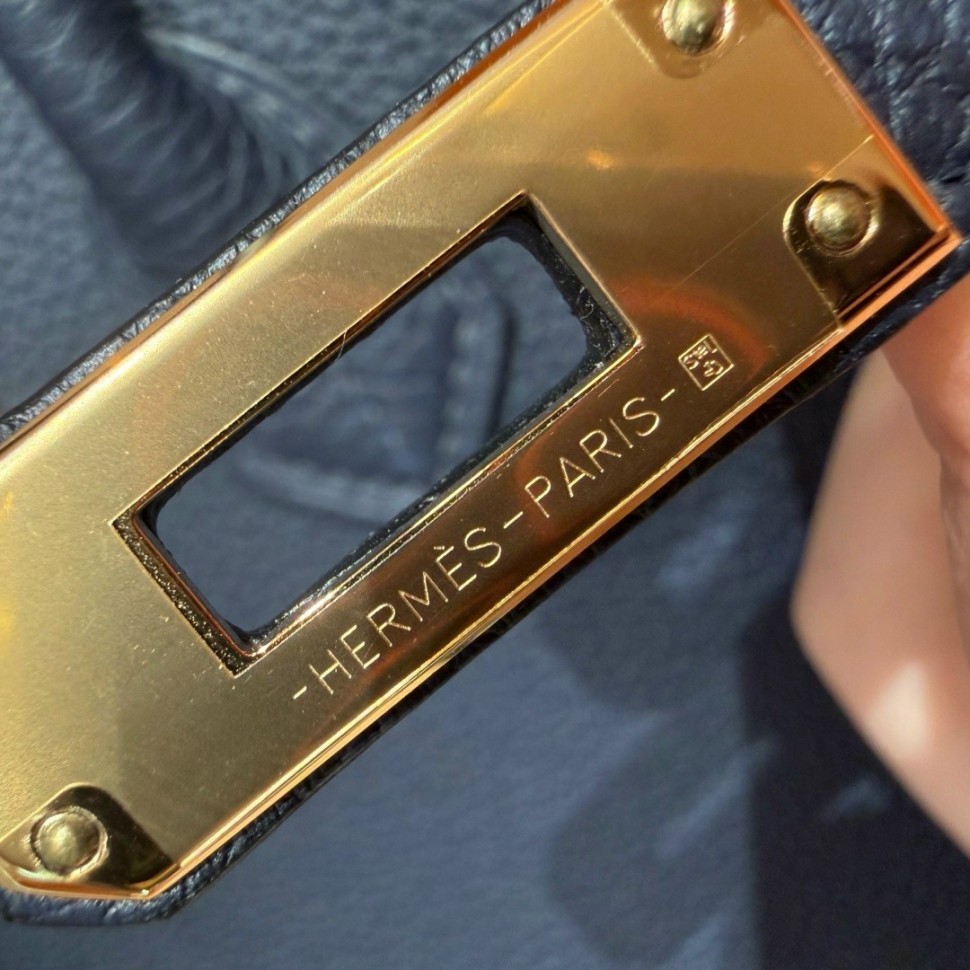 Сумка Hermes Birkin 25 Togo Blue Saphir 