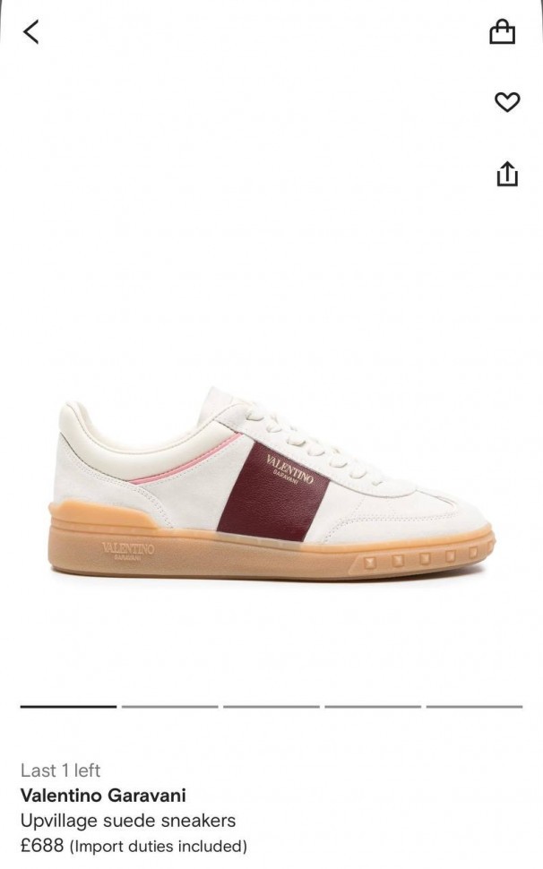 Сникеры Valentino