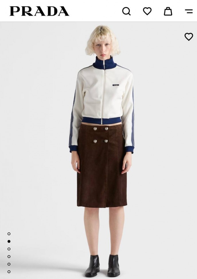 Толстовка на молнии Prada