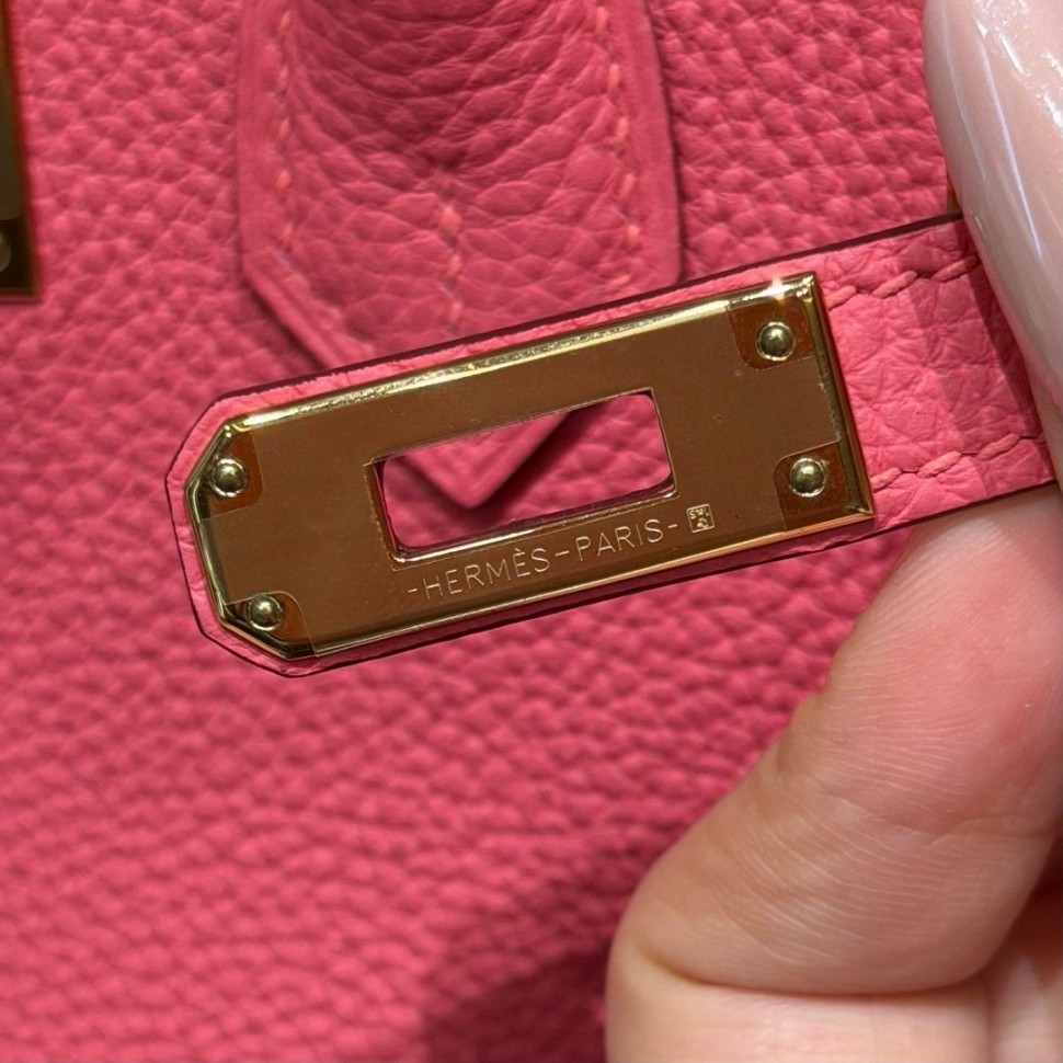 Сумка Hermes Birkin 25 Togo Rose lipstick