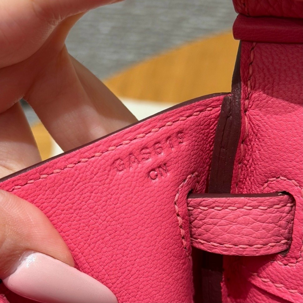  Сумка Hermes Birkin 25 Togo Rose lipstick