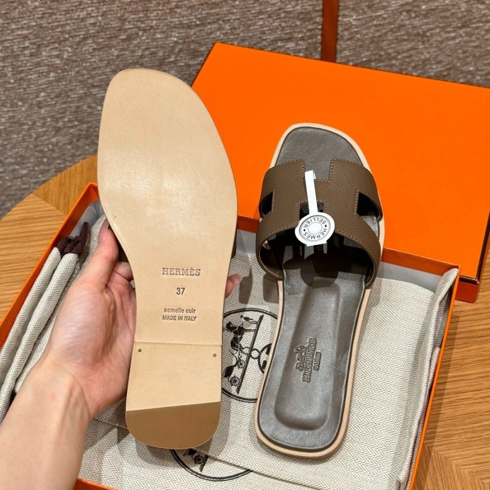 Шлепки Hermes Oran