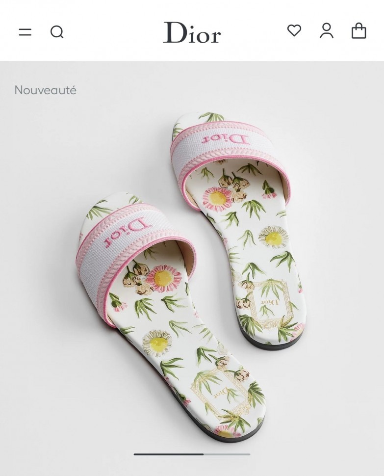 Шлепки Dior