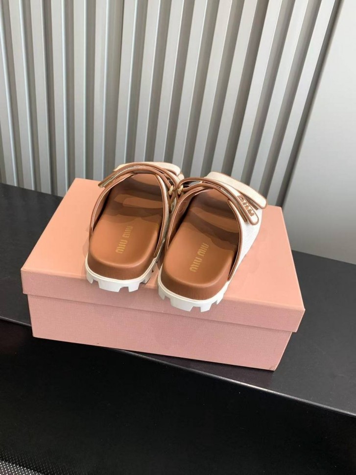 Шлепки Miu Miu