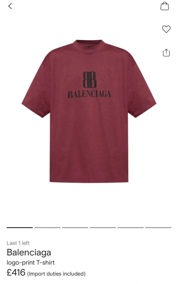 Футболка Balenciaga  