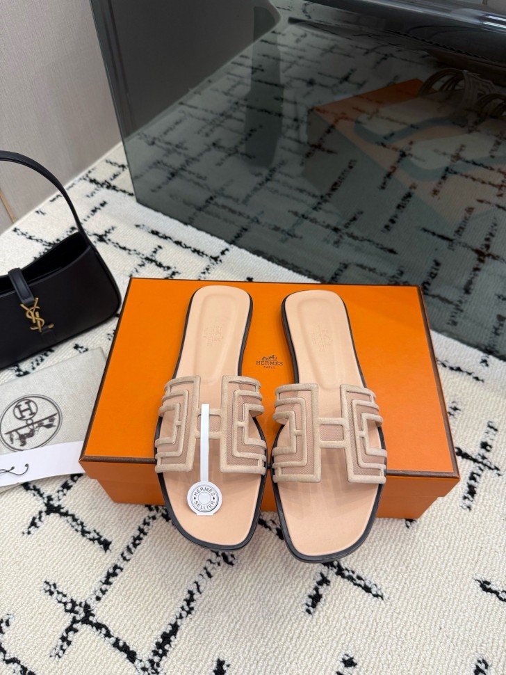 Шлепки Hermes  