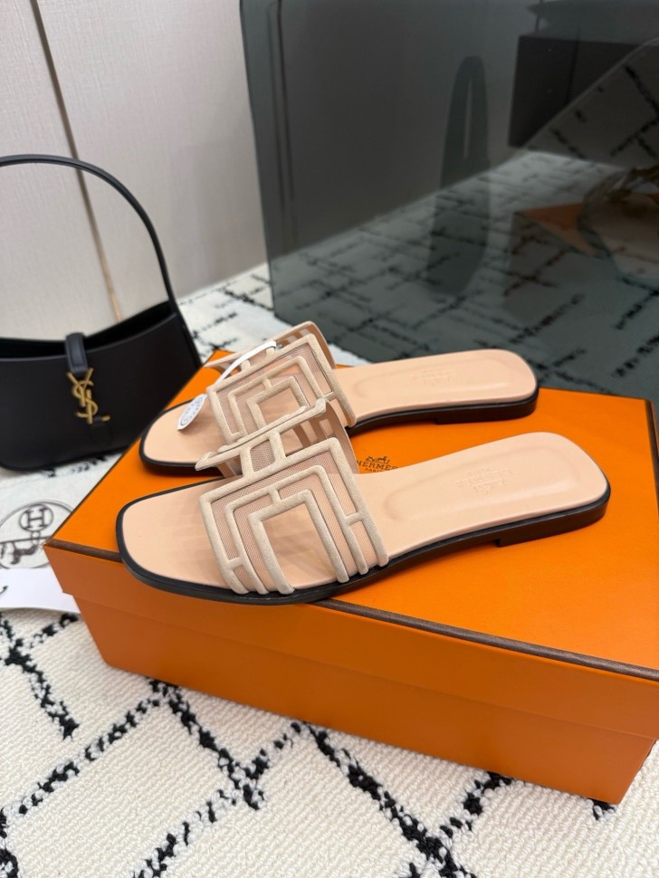 Шлепки Hermes  