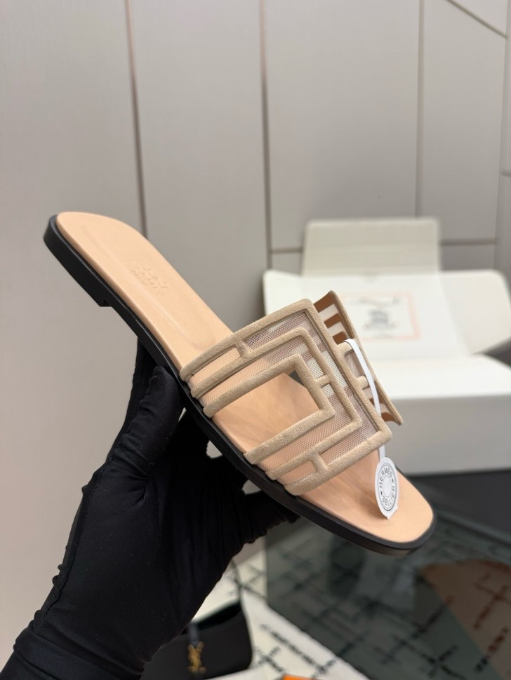 Шлепки Hermes  