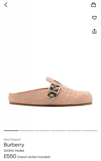 Мюли Burberry