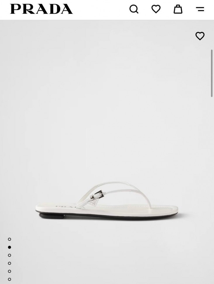Шлепки Prada