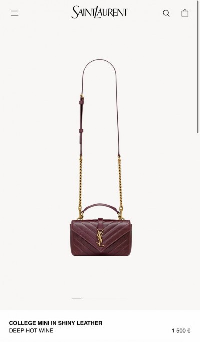 Сумка Saint Laurent College mini