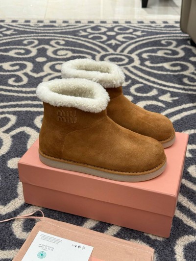 Валенки Miu Miu из овчины 