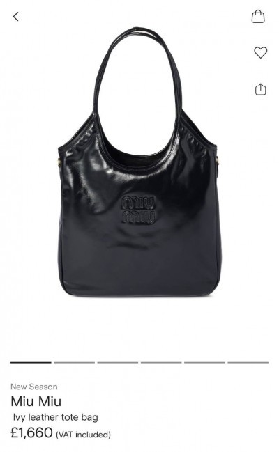 Сумка Miu Miu Ivy logo