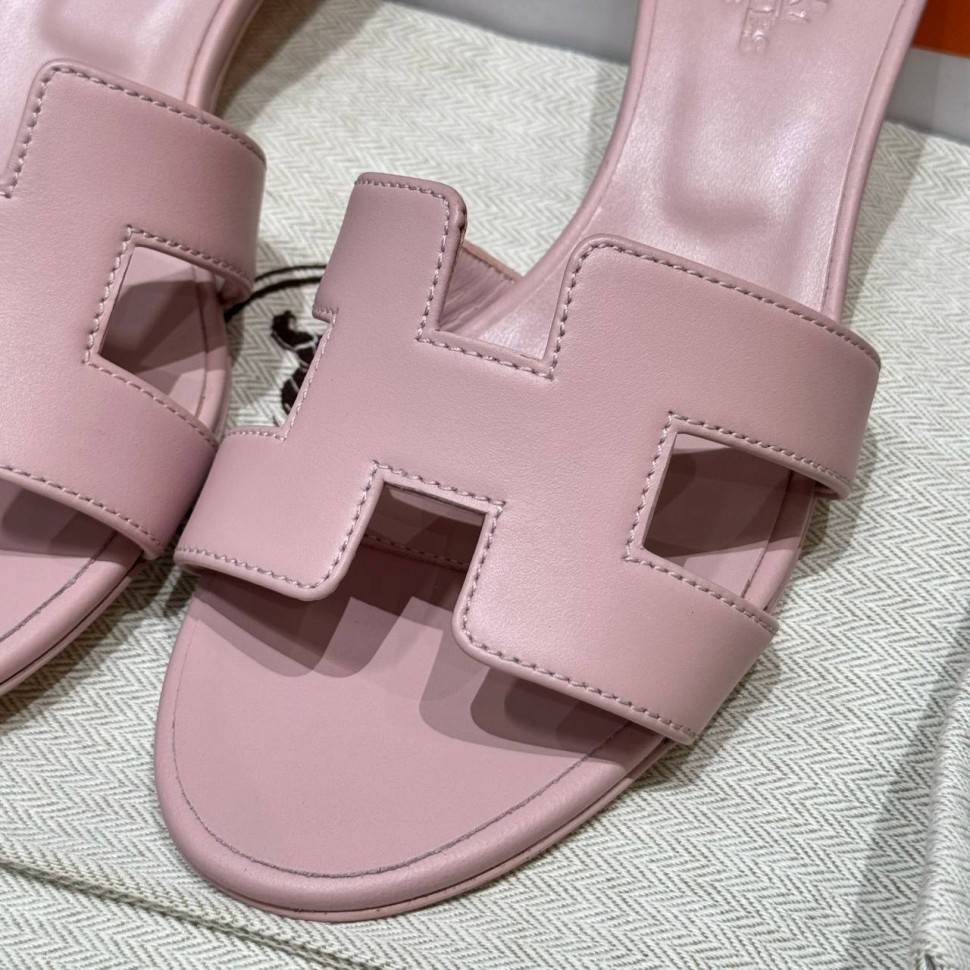 Шлепки Hermes Oasis Rose Cancan