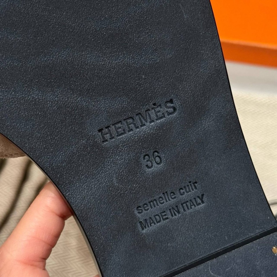 Шлепки Hermes Oran