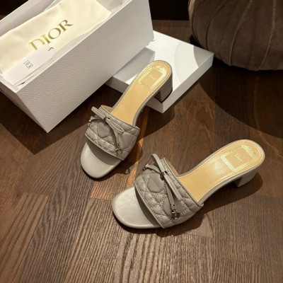 Шлепки Dior Cannage   