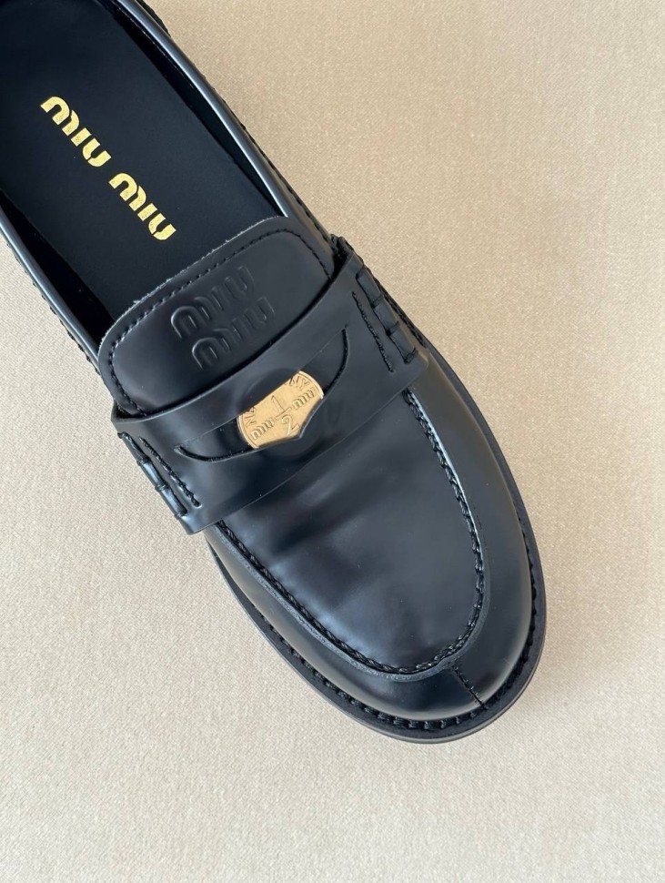 Лоуферы Miu Miu
