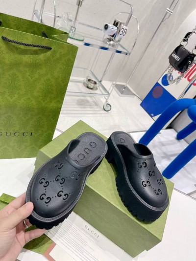 Резиновые мюли Gucci