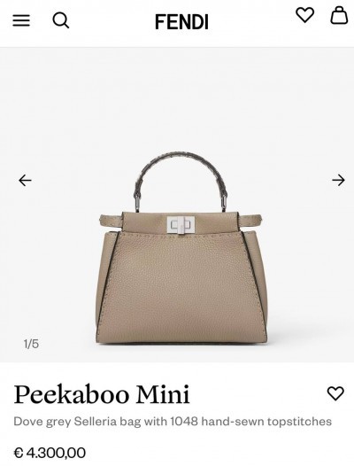 Сумка FENDI Peekaboo Mini    