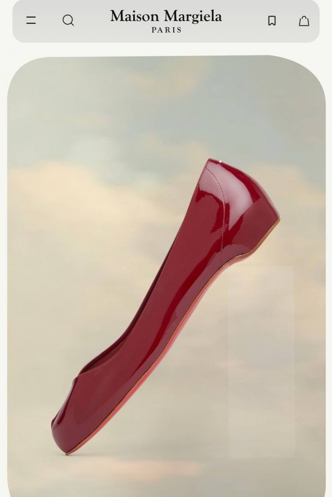 Лимитированные балетки Maison Margiela x Christian Louboutin