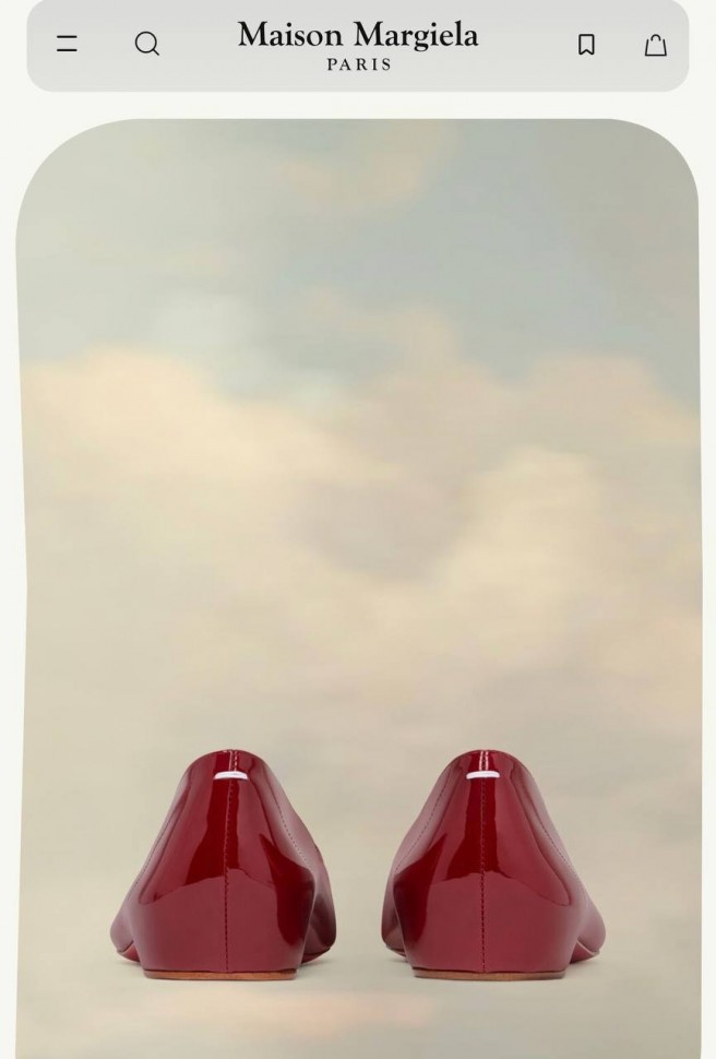 Лимитированные балетки Maison Margiela x Christian Louboutin
