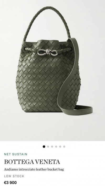 Сумка Bottega Veneta Andiamo Bucket  