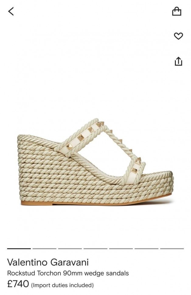 Босоножки Valentino