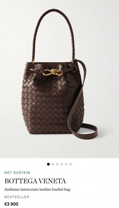 Сумка Bottega Veneta Andiamo Bucket   