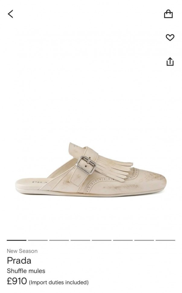 Мюли Prada