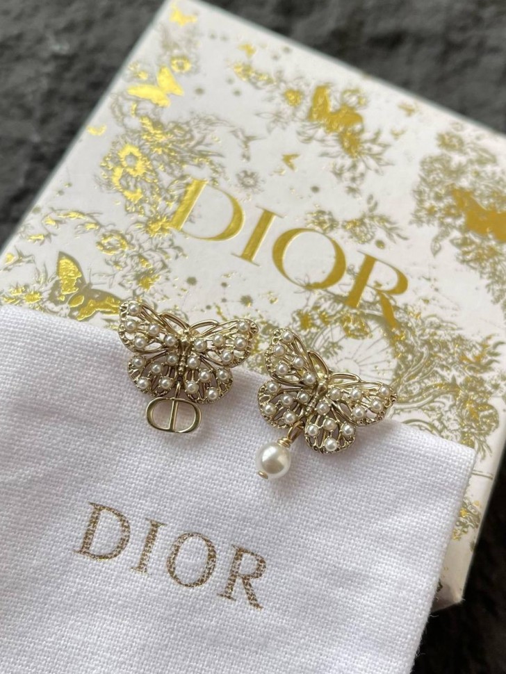 Серьги Dior Papillon
