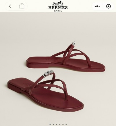 Шлепки Hermes Miss