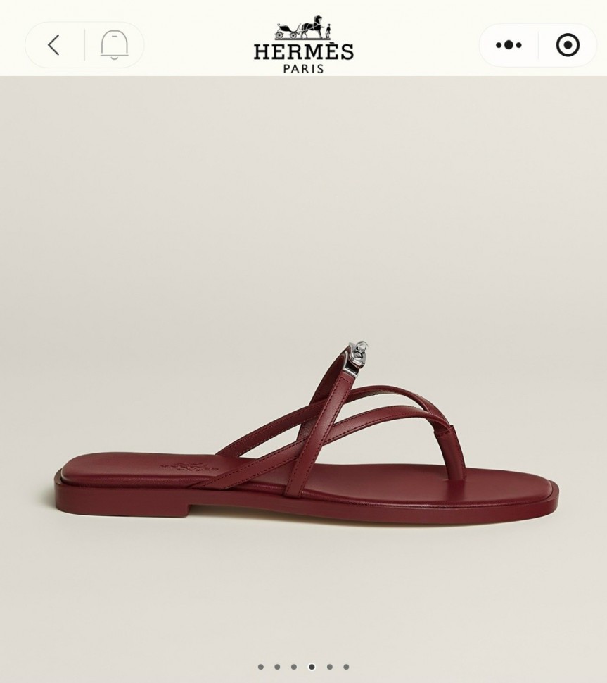 Шлепки Hermes Miss