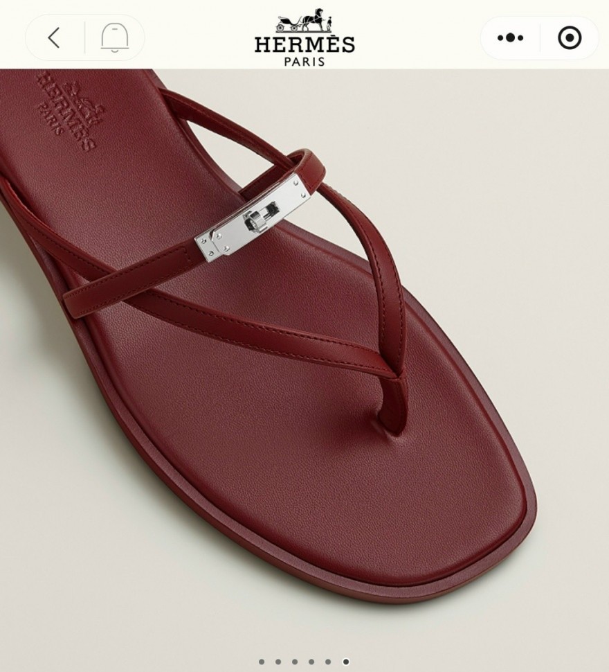 Шлепки Hermes Miss