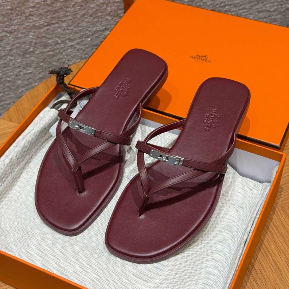 Шлепки Hermes Miss