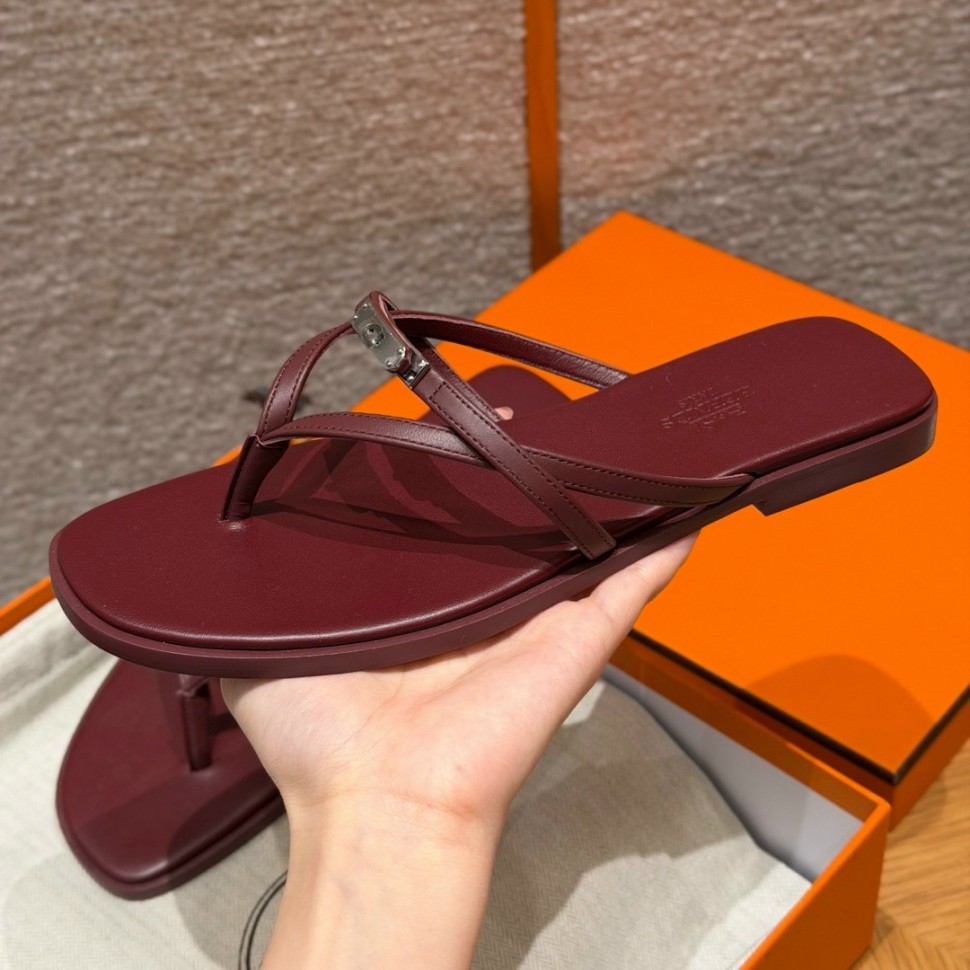 Шлепки Hermes Miss
