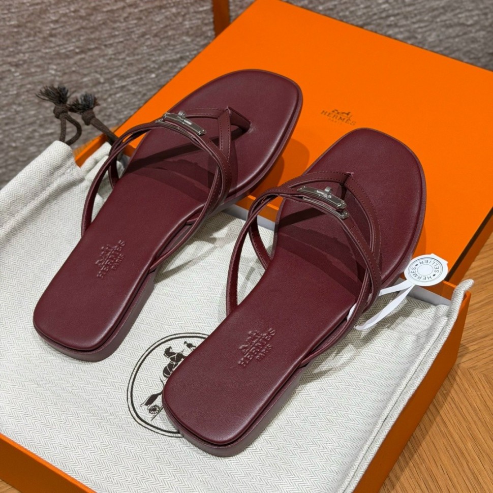 Шлепки Hermes Miss