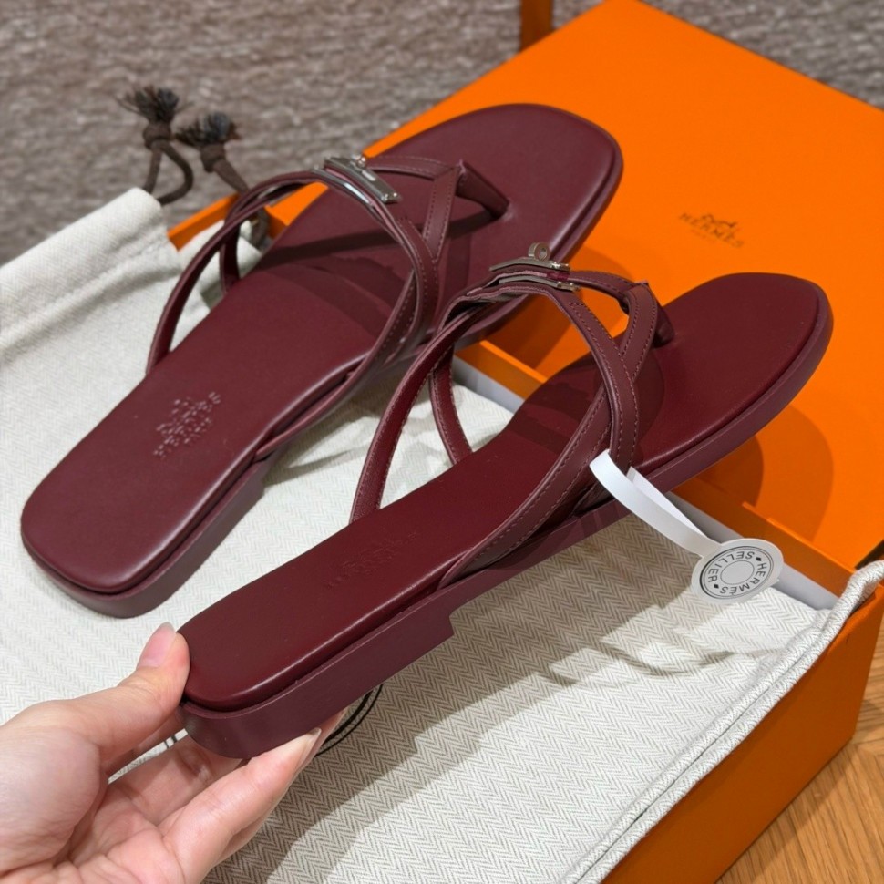 Шлепки Hermes Miss